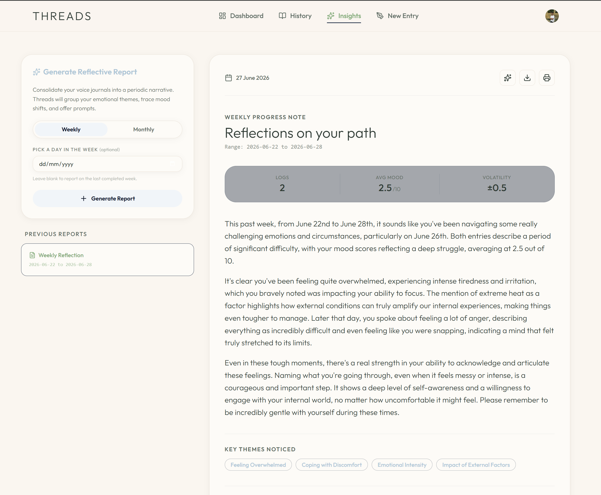 Threads Web App Main Screenshot